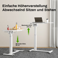 M1 Pro Rolltisch mobiler Stehschreibtisch  180° neigbar Nachttisch tragbarer Computertisch